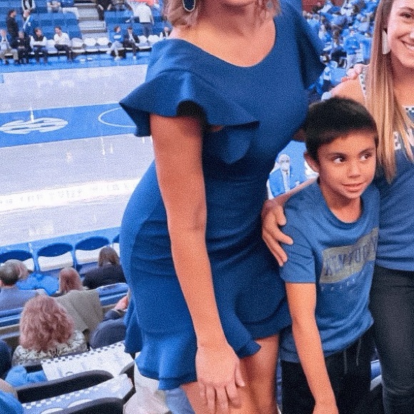 Blue Ruffle Dress - Picture 5 of 5